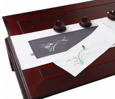 SKTR006 custom-made tea tablecloth style making embroidery tablecloth style custom tablecloth style tablecloth towel conference tablecloth hotel tablecloth tablecloth factory tablecloth price detail view-7